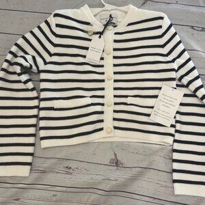 English Factory 100% Cotton Thick Cardigan Sweater M Medium